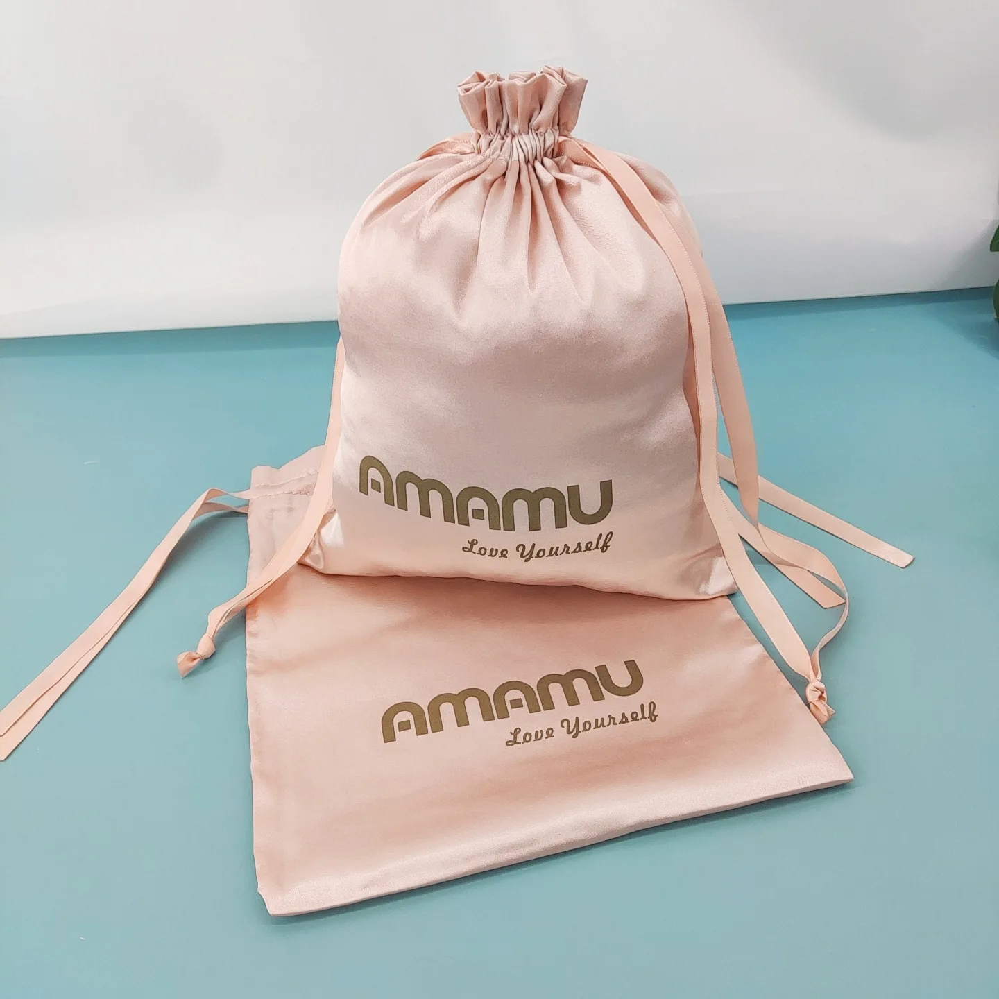 High quality Beverage Large  Dust Packaging Pouches Drawstring hair scissors bag