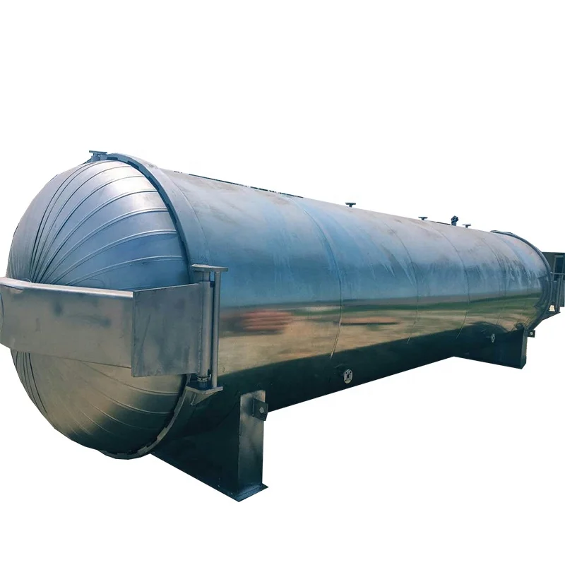 Horizontal High Pressure Steam Sterilizer For Mushroom Retort