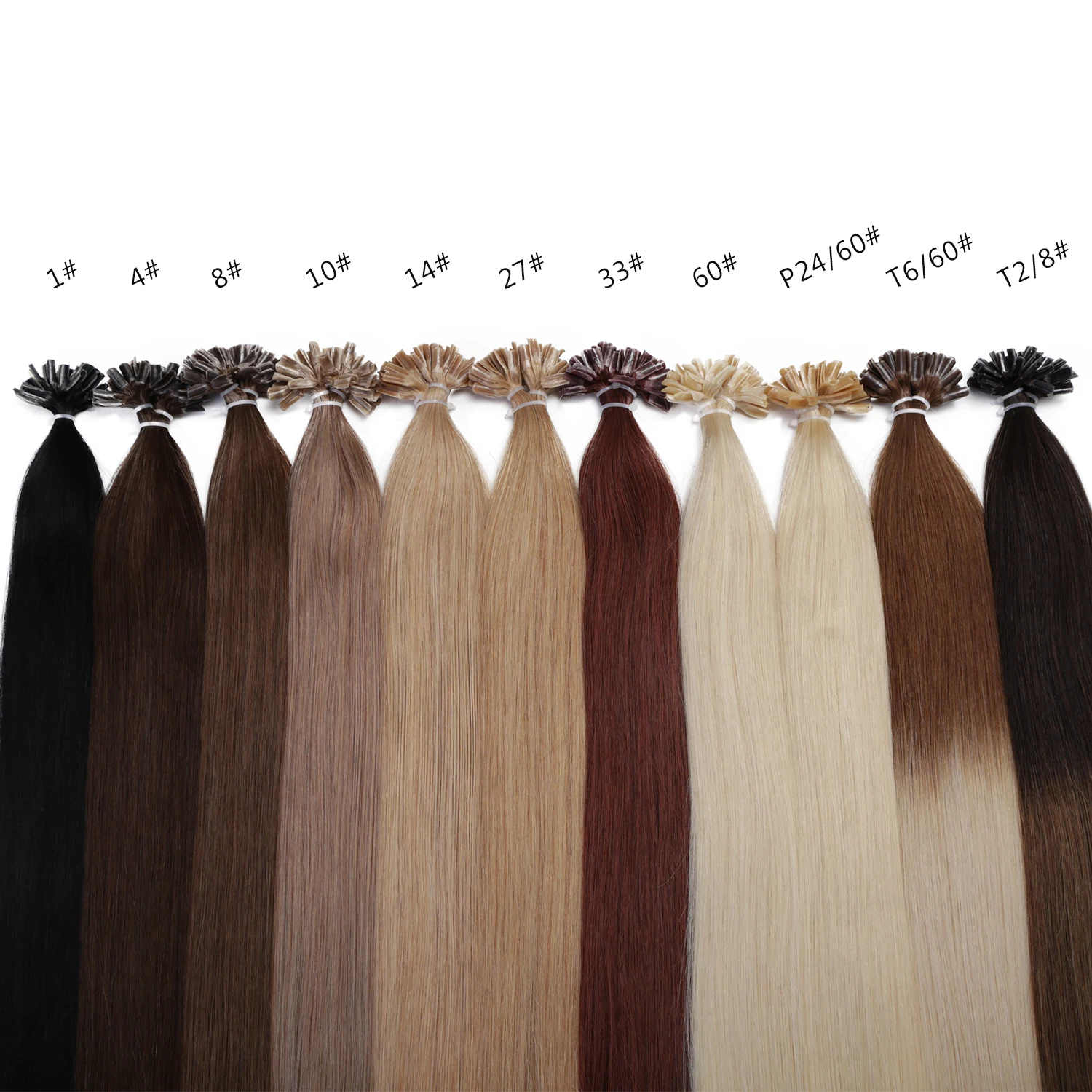 
Neitsi 100% Human Hair Nail U Tip straight Hair Extension 