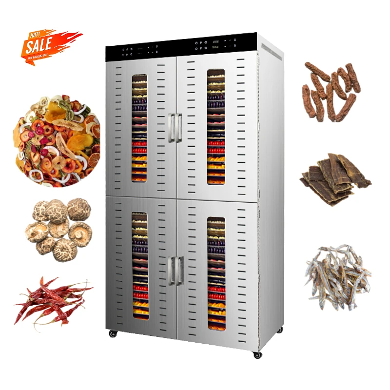 home industrial food dehydrator fruit dryer machine/deshidratador food  12 16 32 40 80 96 trays food fruit drying machine price