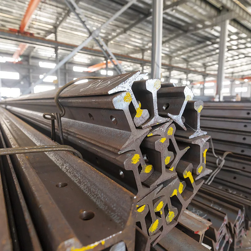 Railing Prices Rails Track 55q Q235 R50 65 Light Heavy Rail Train Hot Rolling Guard Railroad Tubular Steel Guide Rail