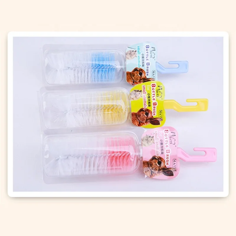 Drinker Brush Rabbit Pet Bottle Brush Hamster Rabbit Chinchilla Guinea Pig Supplies Pet Drinker Cleaning