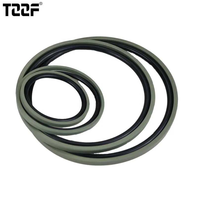 Глид кольцо SPGO из бронзы заполнено PTFE NBR для гидравлического поршневого штока уплотнения высотой 6 3 мм