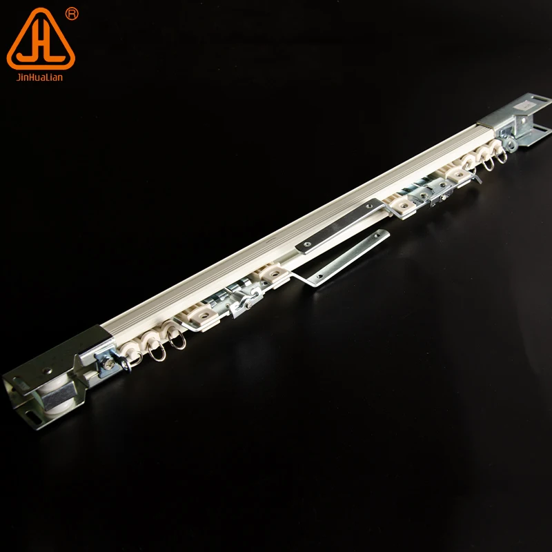 Heavy Duty Corded Curtain Track With Pulley System eos curtain track truck curtain track roller