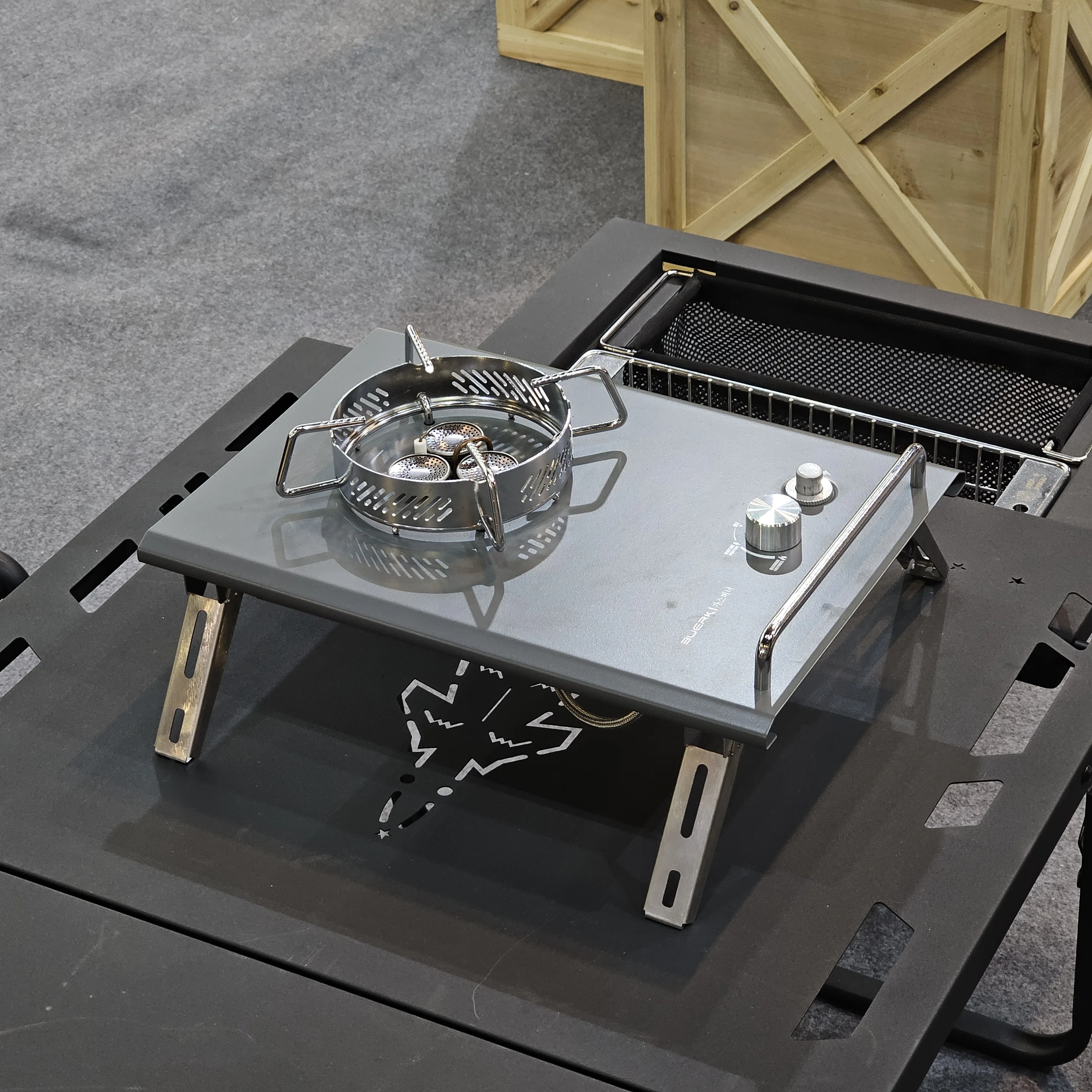 3800W Camping Gas Stove for Igt Table 4800W with Preheating Tube Igt Stove for Outdoor Car Camping Cooking