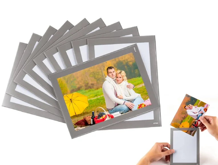 Square Magnet Photo Pocket Magnetic Picture Frame