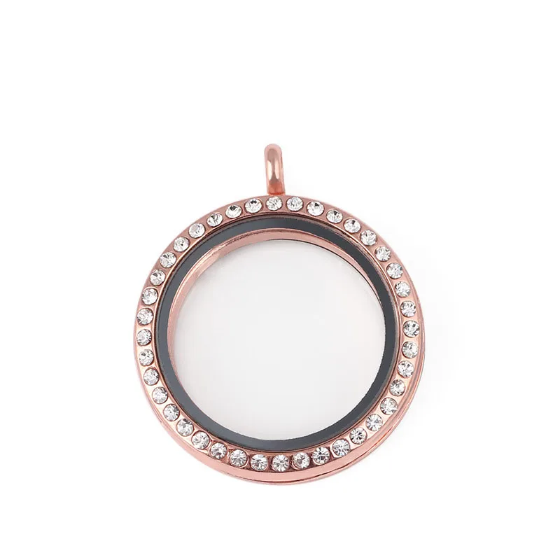 
Fashion Screw Open Glass Floating Locket Pendant Jewelry 