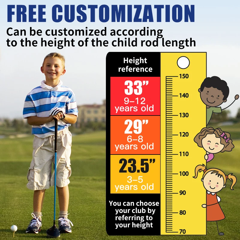 New children beginners practice golf children club golf 7 irons men and women genuine