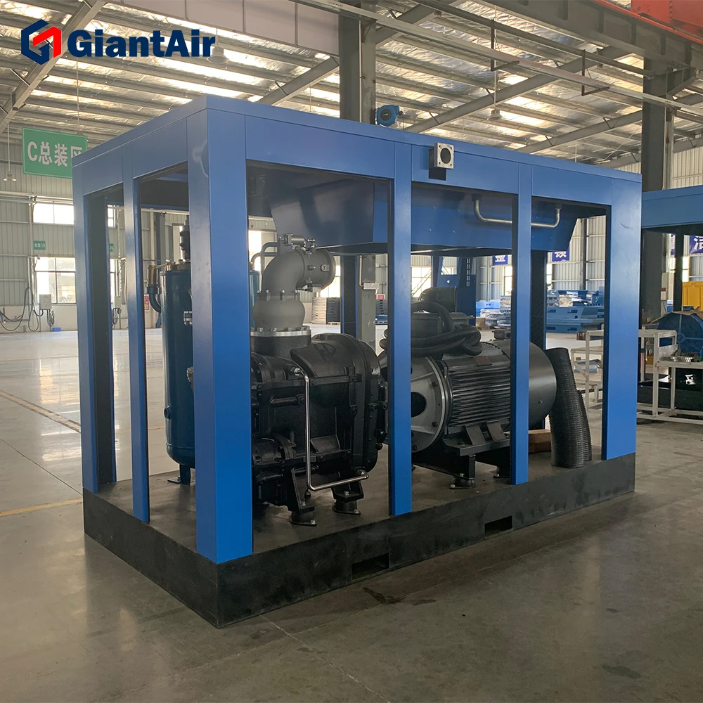GiantAir Hot Selling 1000 liter 100 litre 100 liter 200l 150l 50l 100l screw air compressor with low price