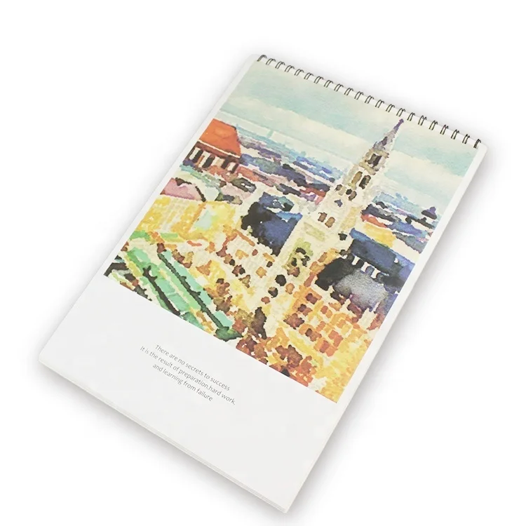 A3 printed sketchbook with hook