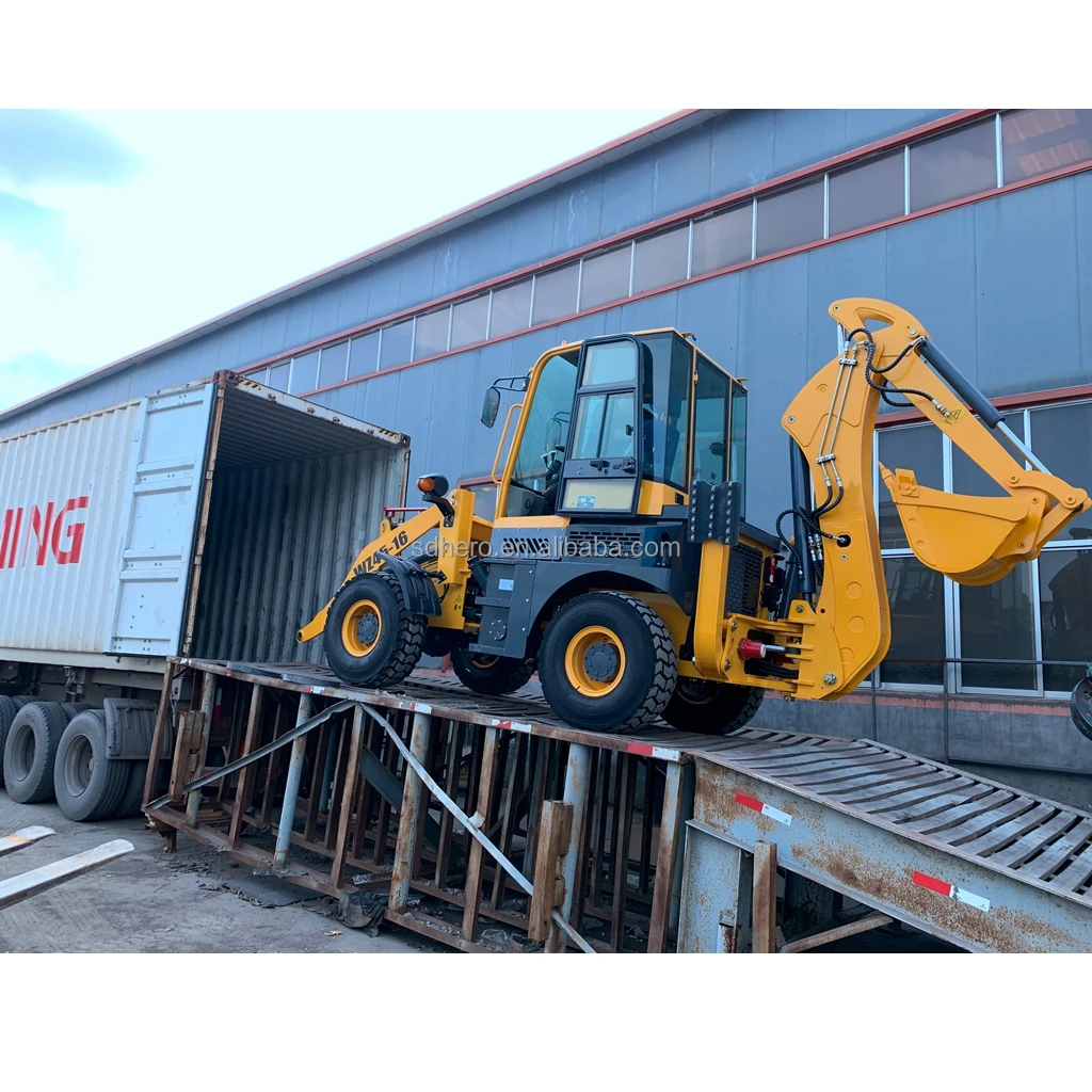 China brand new mini backhoe loader MR45-16 compact tractor with loader and backhoe garden with 0.65m3 bucket