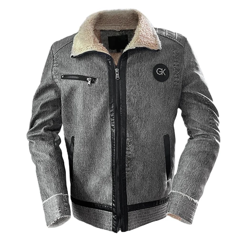 Autumn new arrival fashion winter black men motorcycle pu leather jackets for men