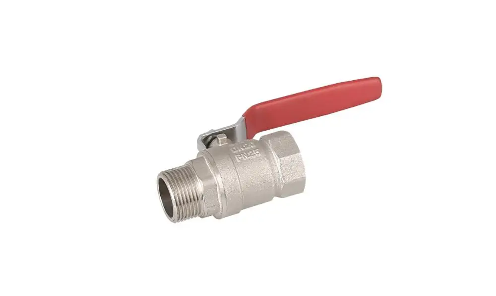 Латунный шаровой кран с внутренней резьбой и полным отверстием PN25 со стальной ручкой 1/4-2 1/2 дюйма, Одобрено CE и ACS