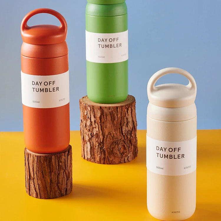 Travel Car Leakproof Thermocup  Portable Bottle Insulated Vacuum Flask Water Coffee Tea Milk Tumbler Mugs Outdoor 350ml 500ml