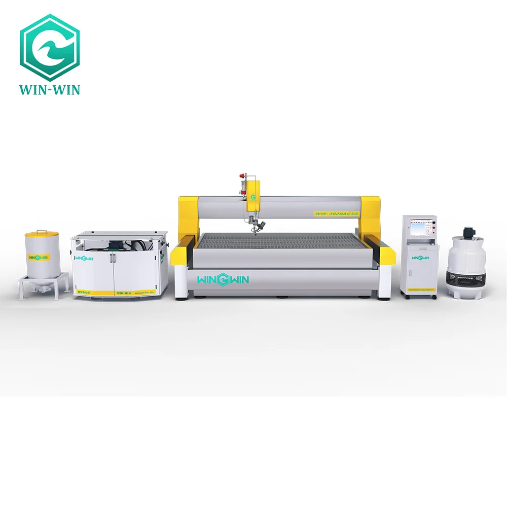 WIN WIN granite cutting machine waterjet high quality granite waterjet cutter