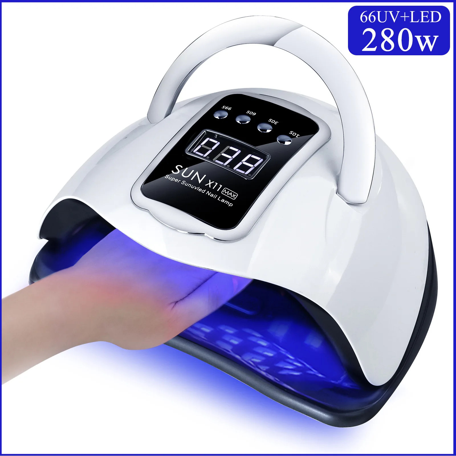 SUNX11 280W Nail Drying Light 66Beads With intelligent Sensor LED Nail Dryer For Remover Gel Polish Equipment Tool