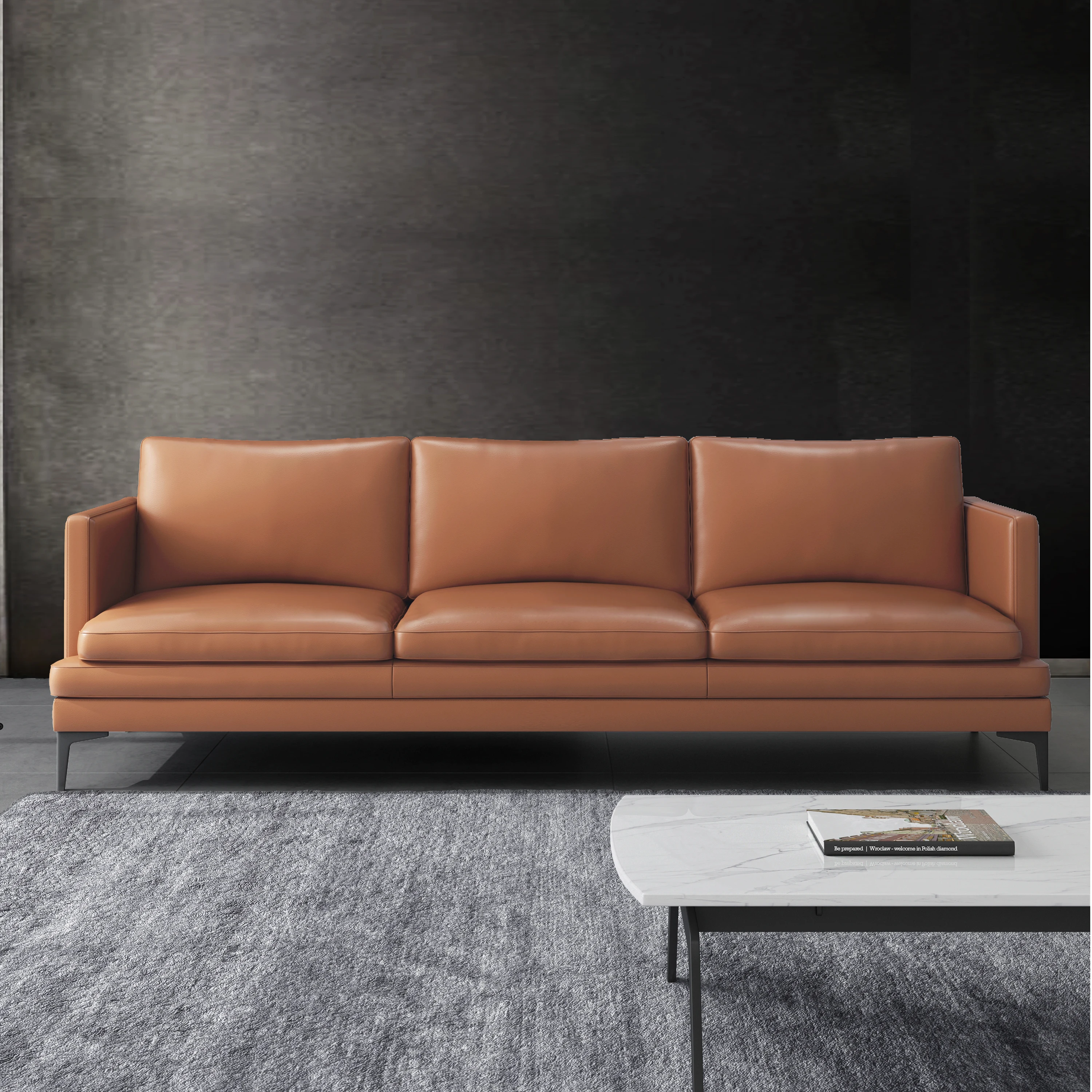 Американский роскошный кожаный диван Nicollo с откидывающимся откидным верхом и Секцией охлаждения