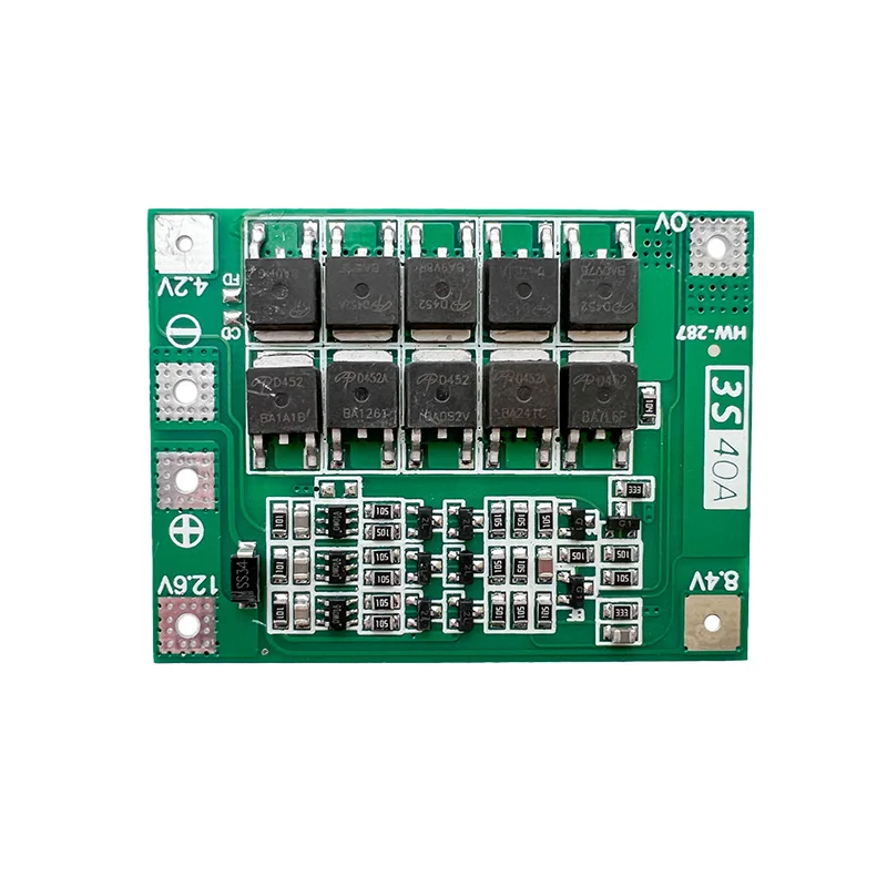 Enhance version 11.1V 12.6V Module 3S 40A Li-ion Lithium Battery 18650 Charger BMS Protection Board