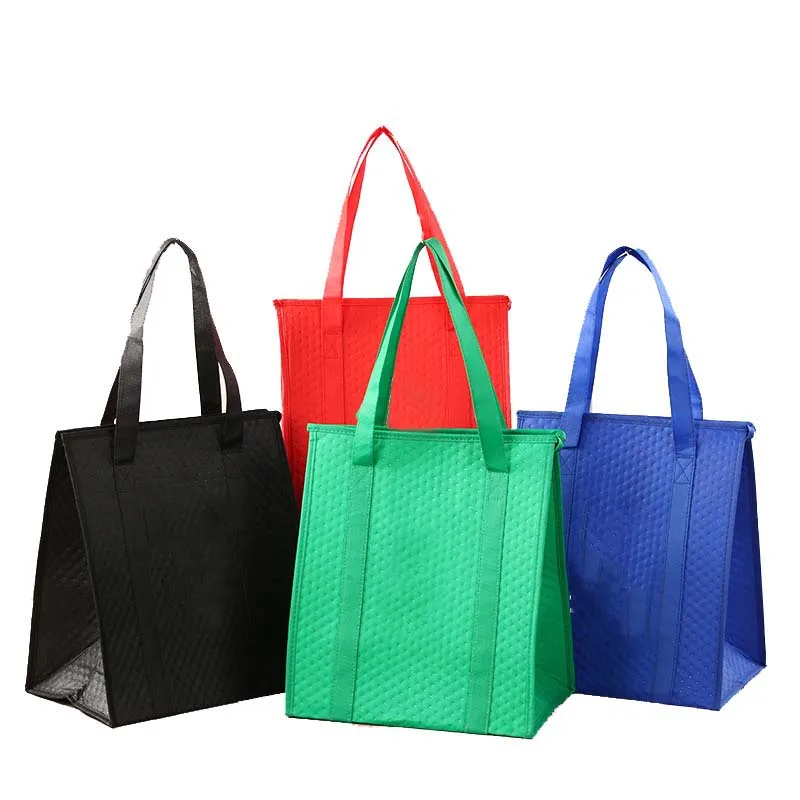 Outdoor Picnic Beach Reusable Lunch Pail Leakproof Cooler, Tote Freezable Insulated Lunch bags with Adjustable Strap/