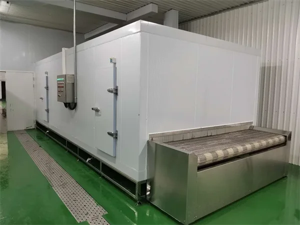Huchuan Cheap price IQF fast freezing cryogenic tunnel blast freezer machine