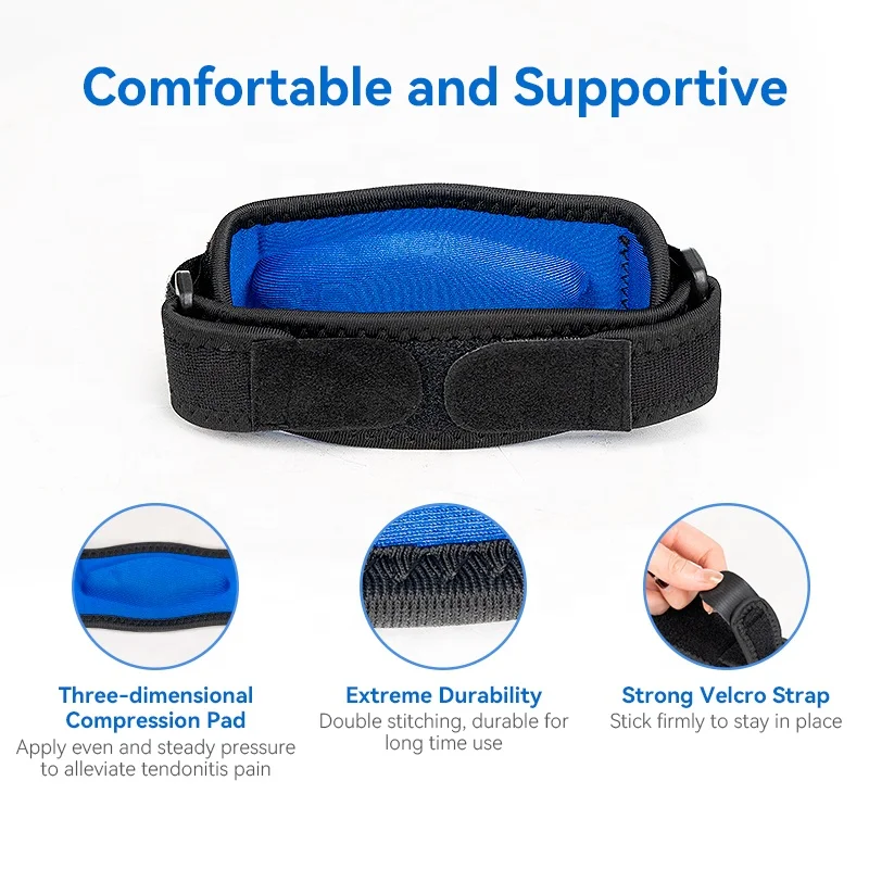Hot Sale Tennis Elbow Brace With Compression Pad Adjustable Elbow Support Neoprene Tennis Elbow Strap for Golf Player