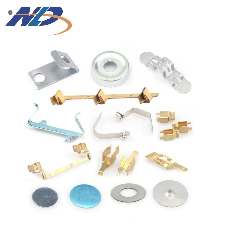 NLD Custom High Precision Bicycle Pedal Metal Foil Aluminum Metal Stamping Shrapnel Clips Parts
