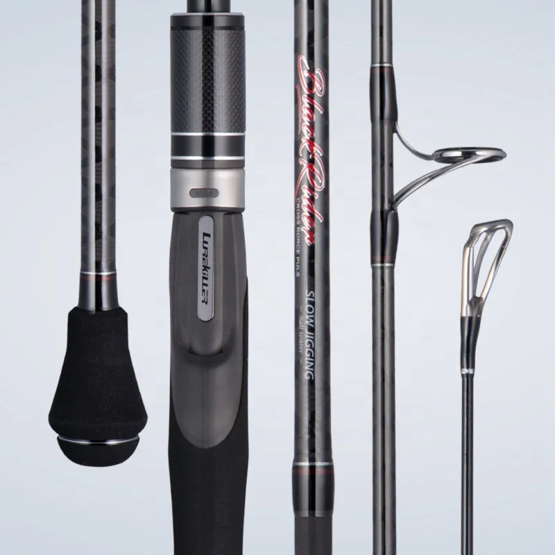 Lurekiller приманка 1 91 м 40-150 г/80-250 г черный наездник 3 секции Морская Лодка Удочка медленная