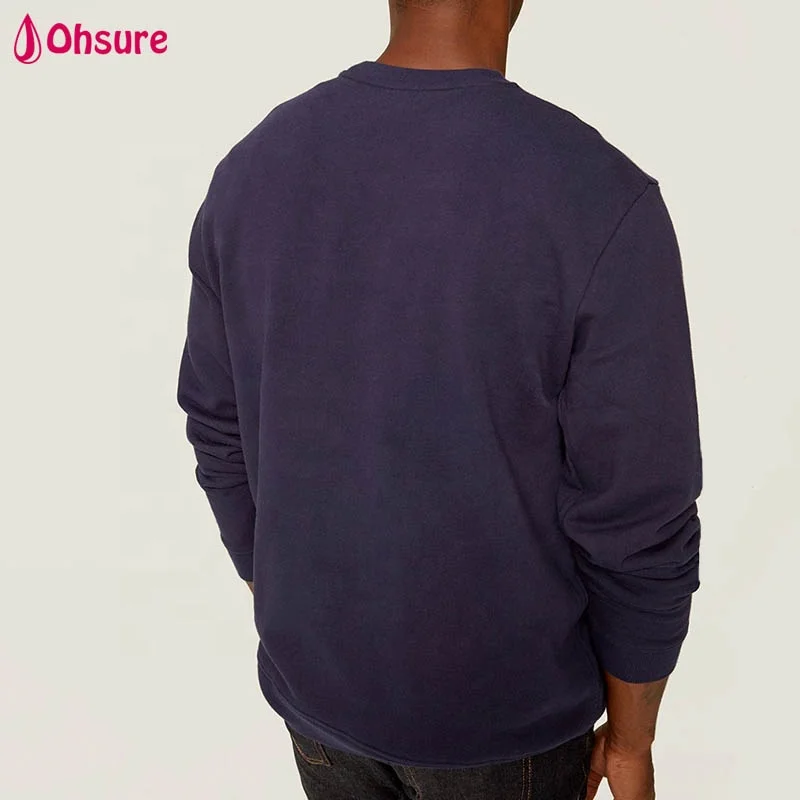 Factory Direct Sales Custom Mens Hoodies Sweatshirts Heavy Weight Pullover Sportswear Cotton Mens Sweatshirt Without Hoody