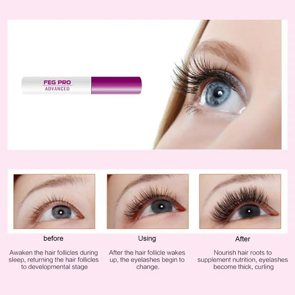 Private Label Original FEG Factory FEG PRO ADVANCED Eyelash Eyebrow   Enhancer growth Serum eyelash extension