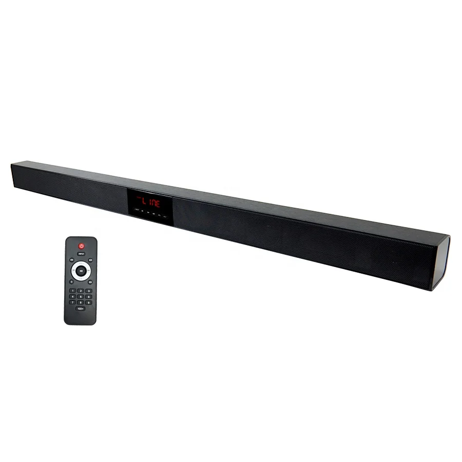 Aluminum Powered Bluetooth Surround Soundbar for TV with Built in Subwoofer