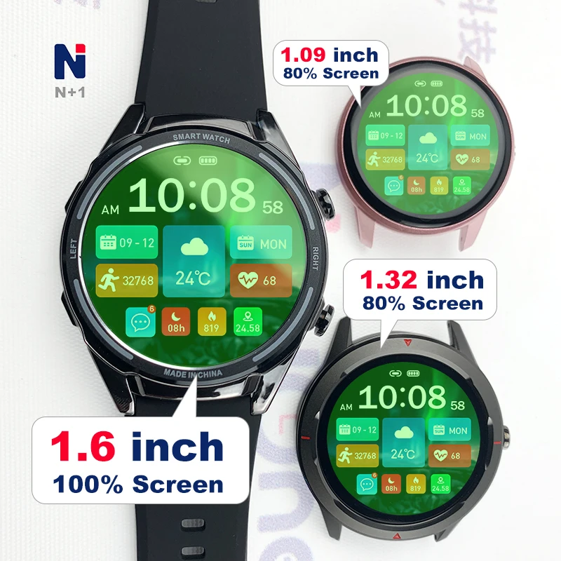 1.6 inch 400*400 large screen call OEM ODM SDK smartwatch manufacturer reloj inteligente gps big full screen smart watch