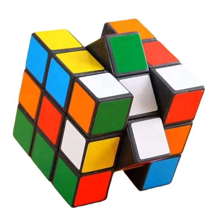 Educational toy speed cube smooth solid plastic 3x3 magic Cube puzzle High-quality Intellectual Development magic cube