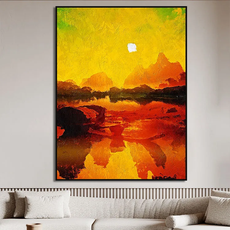 Wholesale Oil Abstract Painting Home Decoration Handmade Canvas Art Abstract Oil Painting
