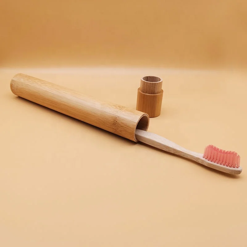 
Family 4 pack 100% organic custom engraving logo toothbrush bamboo 