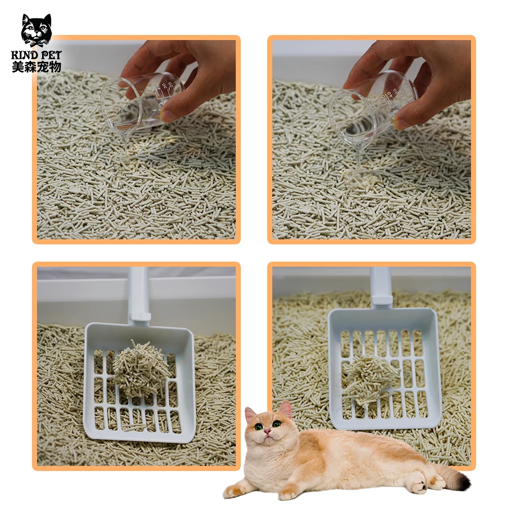 Buy Cat Litter Tofu Manufacturer Soluble Cats Toilet No Dust Low Dust Soya Green Peas Granule Arena Para Gatos Cat Litter