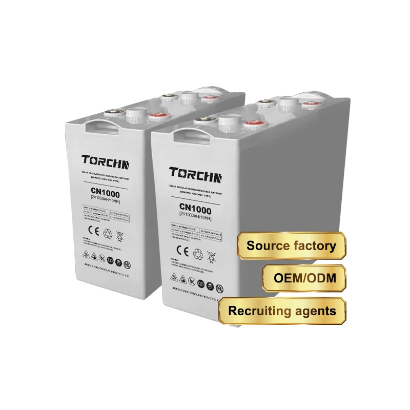 TORCHN Large Capacity High Efficiency Gel 2v 1000ah Battery Lead Acid Ups Battery Invert Power For Solar System