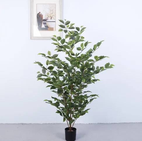 Cheap China Modern Design Artificial Banyan Tree Bonsai for Home Indoor or Outdoor Decoration Made of Plastic