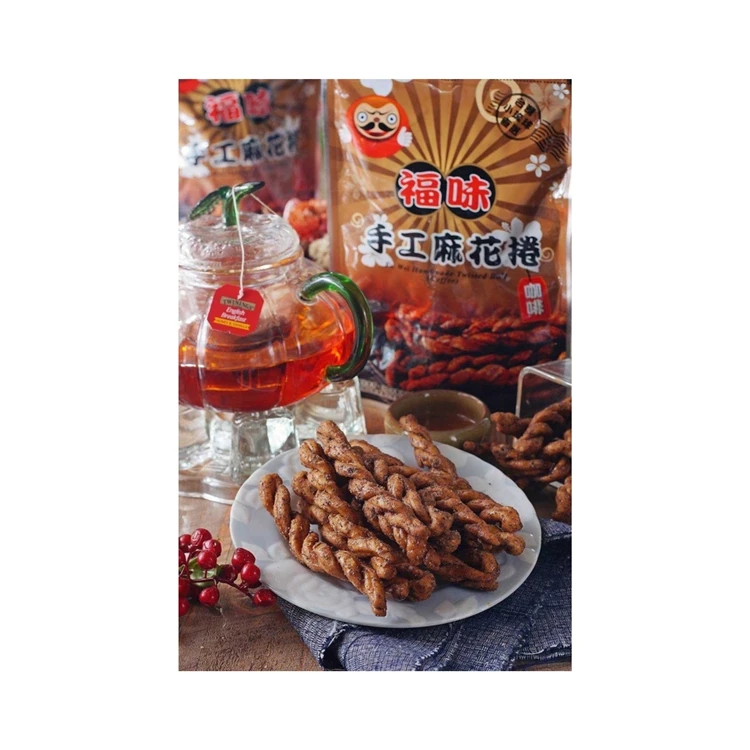 
New arrival 2021 supplier Dry food cereals twisted rolls flour palm oil sucrose snacks healthy 