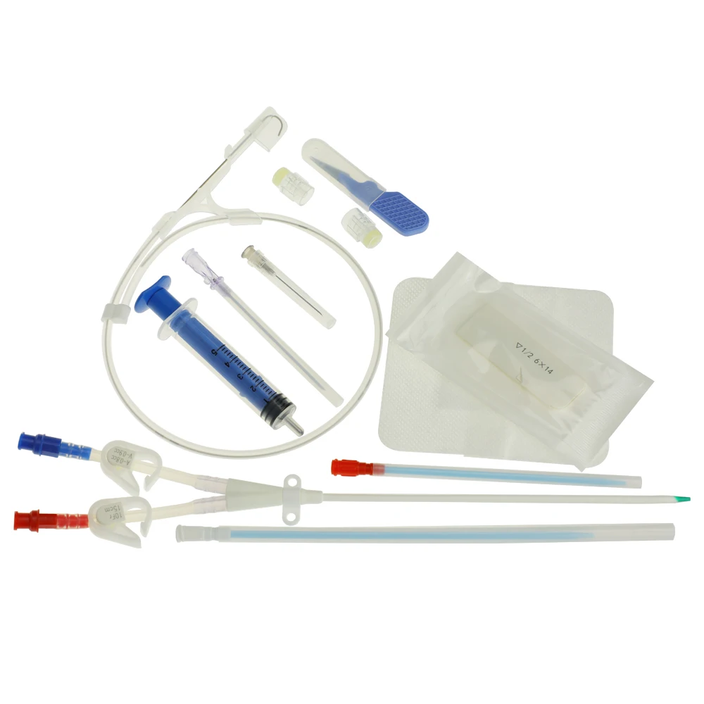 
Great quality general HC catheter kit medical supplies safe Arm hemodialysis catheter for Kidney dialysis 