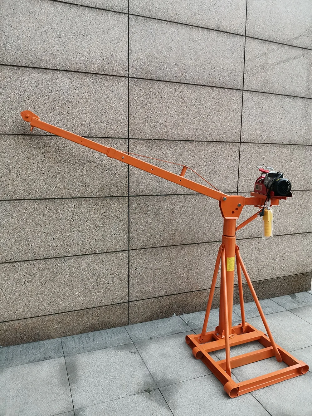Hot Sale Small Crane Motor With Remote Control 360 Degree Outdoor Mini Motor Crane For Construction