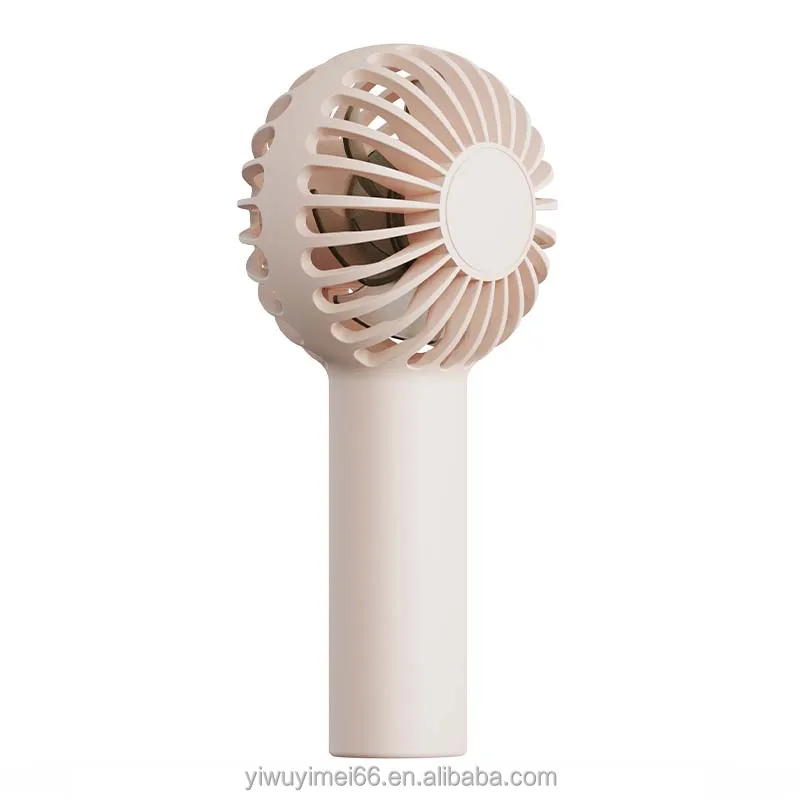 USB Rechargeable Mini Portable Powerful Handheld Fan Cute Design 3 Speed Personal Small Desk Fan with Base Lightweight Makeup