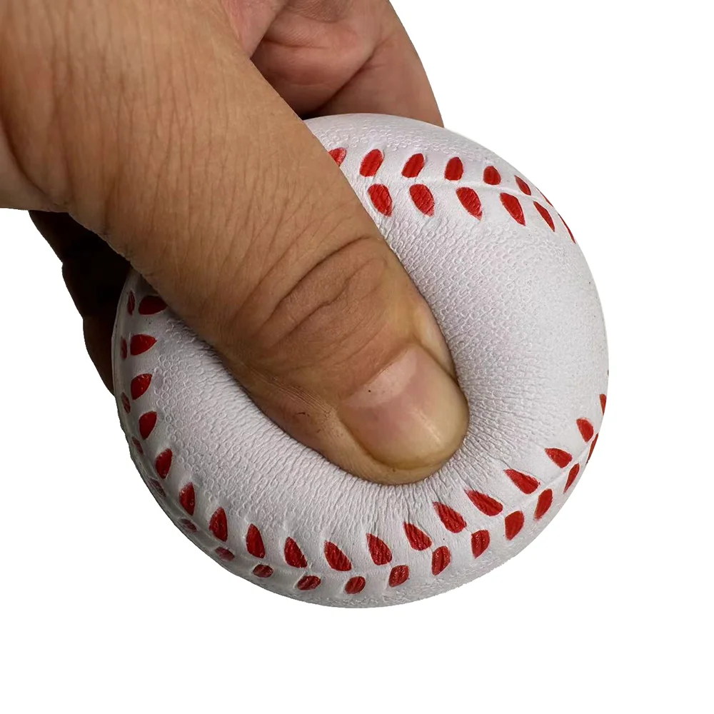 OEM Factory Supply Wholesale 63mm PU Balls Soft Foam Anti Stress Ball Custom Logo Fancy Shaped Kid Squeeze Fidget Toy Ball