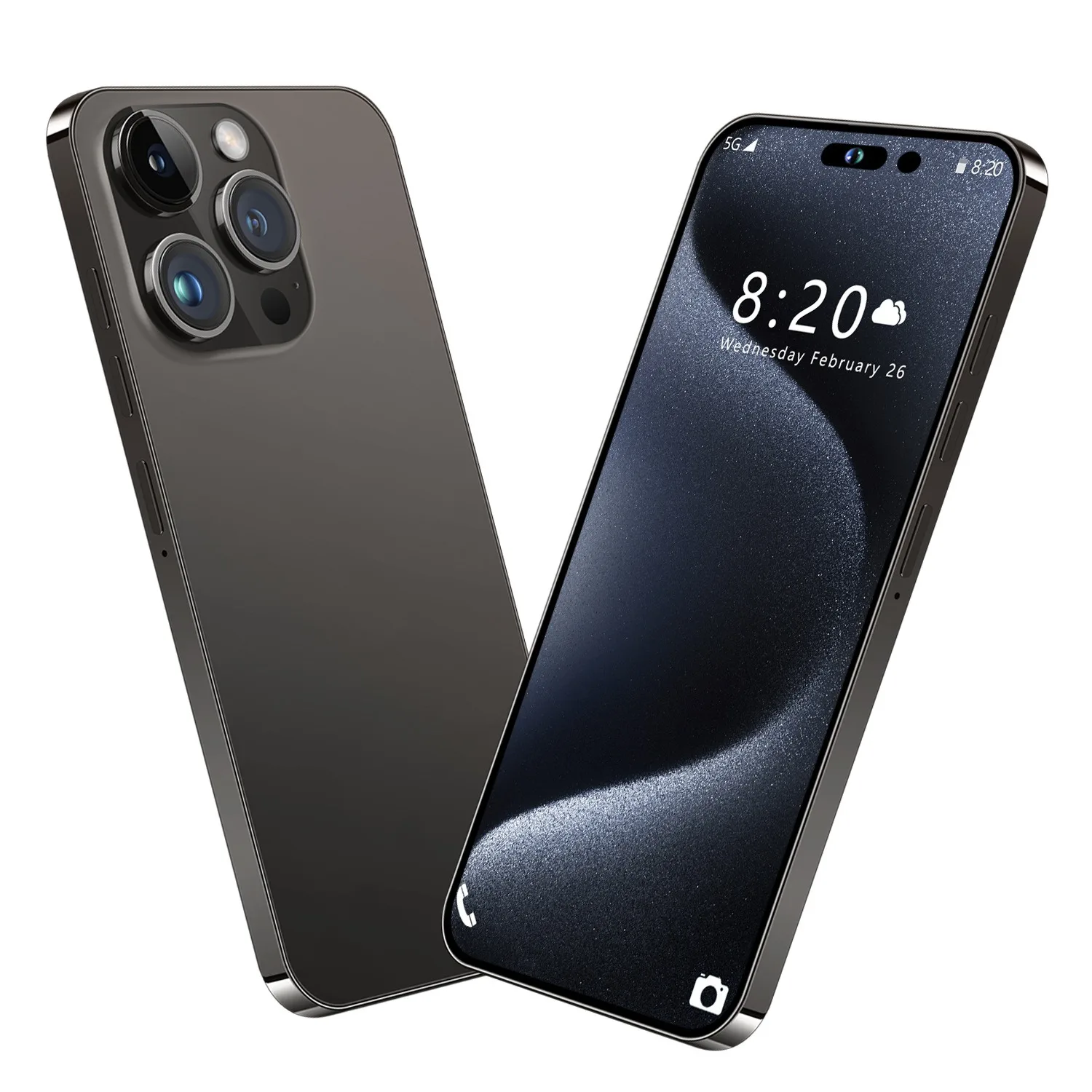 Полный экран для 15 Pro Max 256 ГБ оригинальный смартфон 5G разблокированный сотовый телефон 6 8 дюймов оригинальные смартфоны на заказ