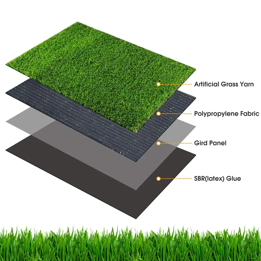 10mm 20mm 30mm 40mm 50mm Synthetic Carpet Turf Football Artificial Grass For Golf Sport Gym Soccer Outdoor Home Lawn Patio Decor