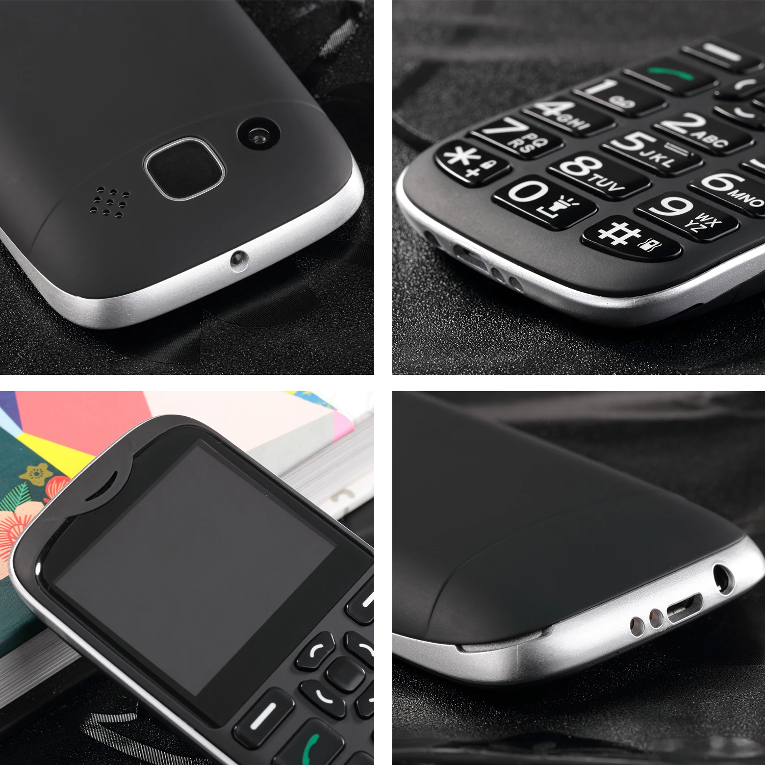 4G Tracker elderly senior cell phone SOS big button mobile phone