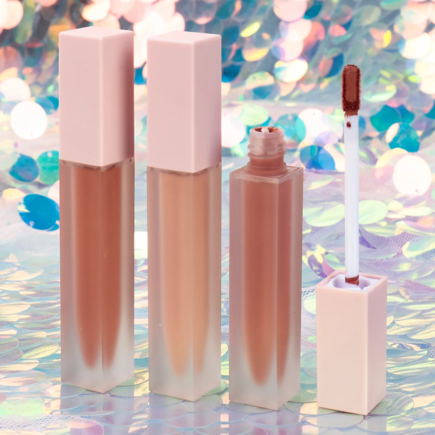 Make Your Own Makeup оптовая продажа долговечные водостойкие помады нюдовая розовая упаковка блеск для губ Матовая жидкая помада