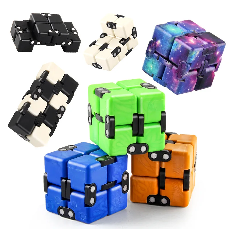 Solid Infinity Cube Decompression Stress Relief Mini Magic Cube Fidget Toys