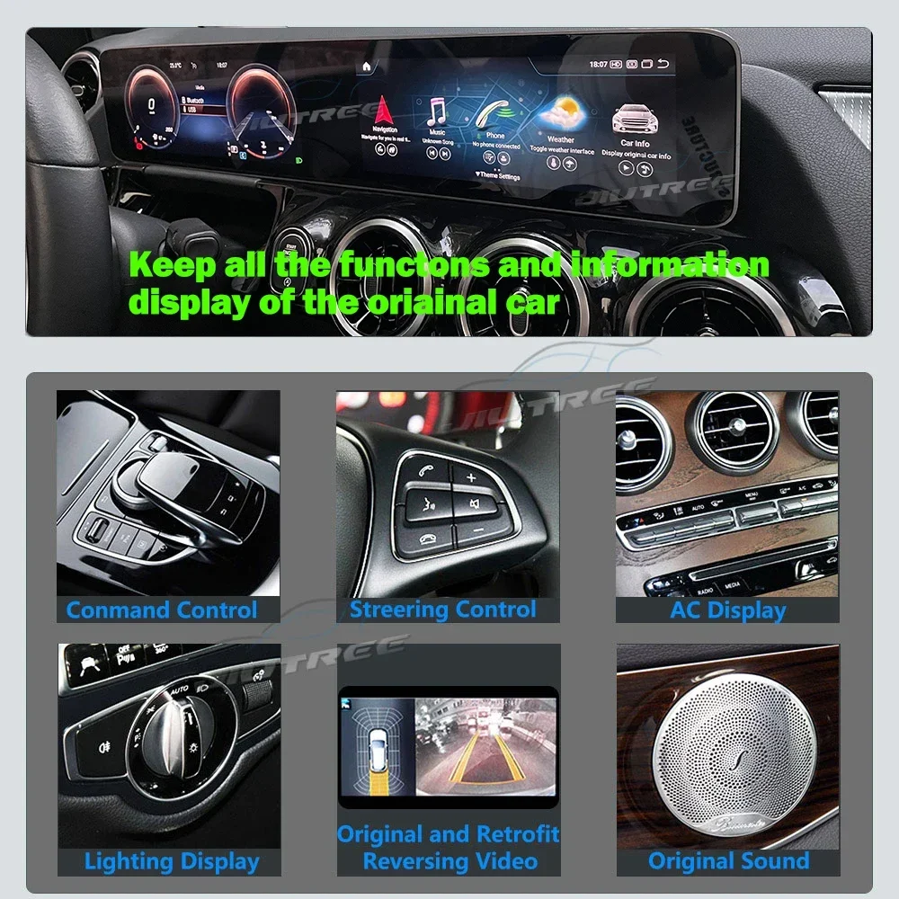 Коробка декодера Android 13 AI для Mercedes Benz EQC электрический внедорожник 2019-2023 6 0 NTG 680 Snapdragon Автомобильный видео GPS 4G LTE