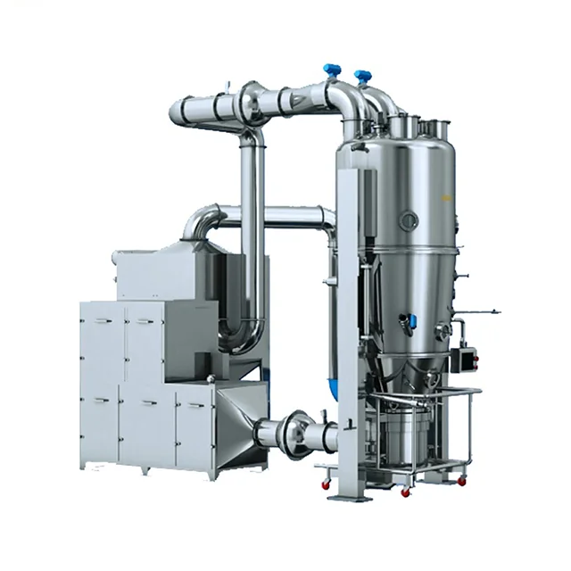 GMP Pharmaceutical industrial Top-Spray granulation  fluidized bed dry and granulator