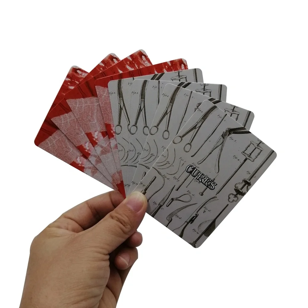 
 Manufacturer Own Design Logo Back Side Custom Playing Game Tarot Poker Card Deck  